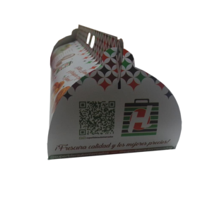 CAJA PAN JAMON PERSONALIZADA CON ASA 49x15x10cm 50 Und