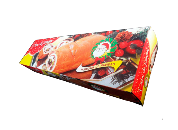 CAJA PAN JAMON GRANDE   CARTULINA (19x5x3'' | 48.5x13x8 cm) 1 Paq x 50 Und