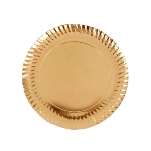 PLATO DORADO #14A  (ø 13'' | 33 cm) 1 Paq x 25 Und