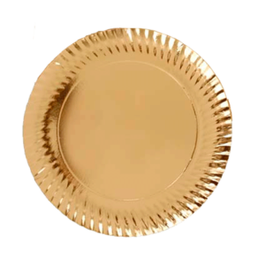 PLATO DORADO #14B  (ø 14'' | 35.6 cm) 1 Paq x 25 Und