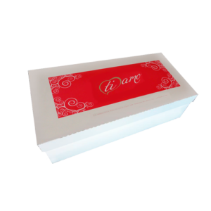CAJA  TORTA PERSONALIZADA 32x18x10cm  (13x7x4'' | 32x18x10 cm) 1 Paq x 50 Und