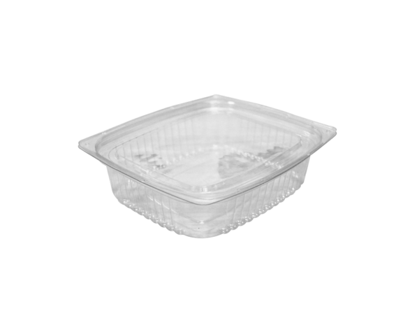 DELIPACK 2 PIEZAS 8oz (250cc) BASE TRANSPARENTE / TAPA TRANSPARENTE