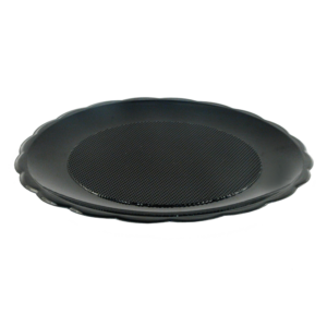 PLATO PET NEGRO 12” (30 cm) 50 Und