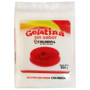 GELATINA SIN SABOR 500 GR