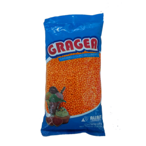 GRAGEAS ANGELITAS N° 4 PERLADAS NARANJA 500 gr