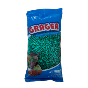 GRAGEAS ANGELITAS N° 4 PERLADAS VERDE MENTA 500 gr