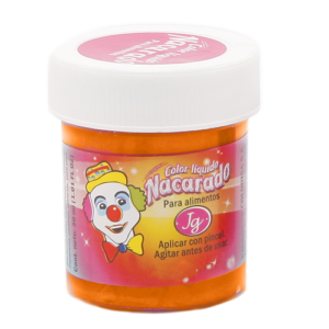 COLORANTE NACARADO LÍQUIDO JG NARANJA ORO 30 ml