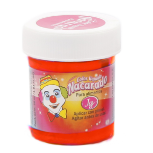 COLORANTE NACARADO LÍQUIDO JG NARANJA PLATA 30 ml