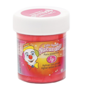 COLORANTE NACARADO LÍQUIDO JG ROJO ORO 30 ml