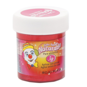 COLORANTE NACARADO LÍQUIDO JG ROJO PLATA 30 ml