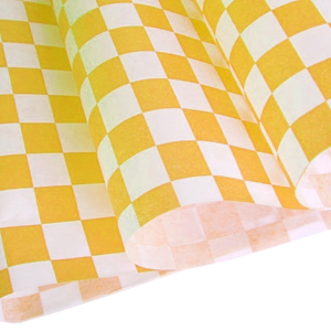 PAPEL ANTIGRASA 12x 12" (30x30cm) AMARILLO  (12x12'' | 30x30 cm) 1 Paq x 100 Und