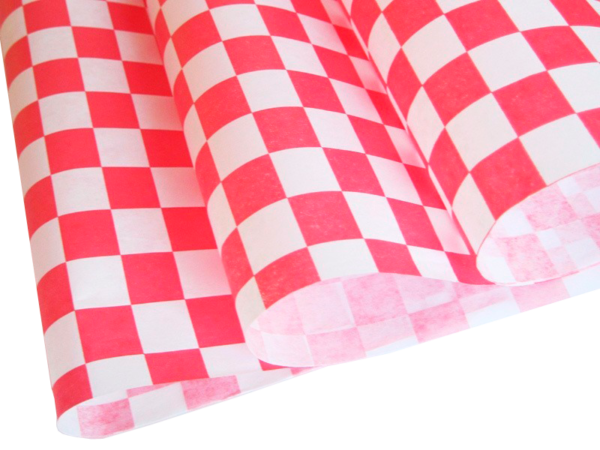 PAPEL ANTIGRASA 12x 12" (30x30cm) ROJO  (12x12'' | 30x30 cm) 1 Paq x 100 Und