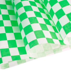 PAPEL ANTIGRASA 12x 12" (30x30cm) VERDE  (12x12'' | 30x30 cm) 1 Paq x 100 Und
