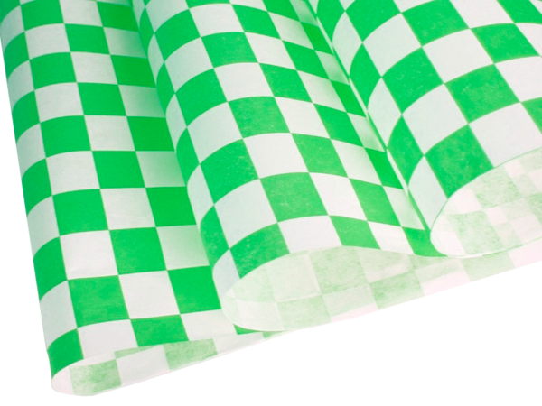 PAPEL ANTIGRASA 12x 12" (30x30cm) VERDE  (12x12'' | 30x30 cm) 1 Paq x 100 Und