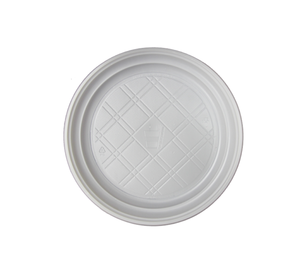 PLATO PLÁSTICO 7 BLANCO