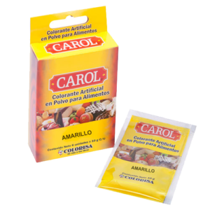 COLORANTE CAROL EN POLVO C10 AMARILLO 10 gr