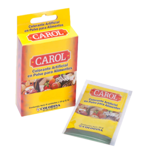 COLORANTE CAROL EN POLVO C10 VERDE LIMÓN 10 gr