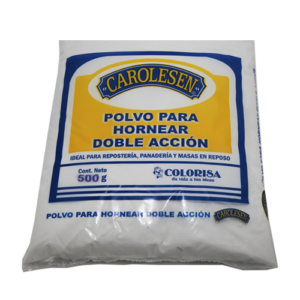 POLVO HORNEAR DOBLE ACCIÓN CAROLESEN 500 gr
