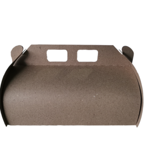 CAJA LUNCHERA PEQUEÑA KRAFT CON ASA 24x15x10cm 50 Und