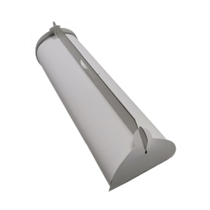 CAJA LUNCHERA GRANDE BLANCA CON ASA 49x15x10cm 50 Und